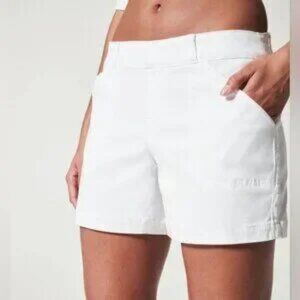 SPANX White High Waist Women’s Shorts